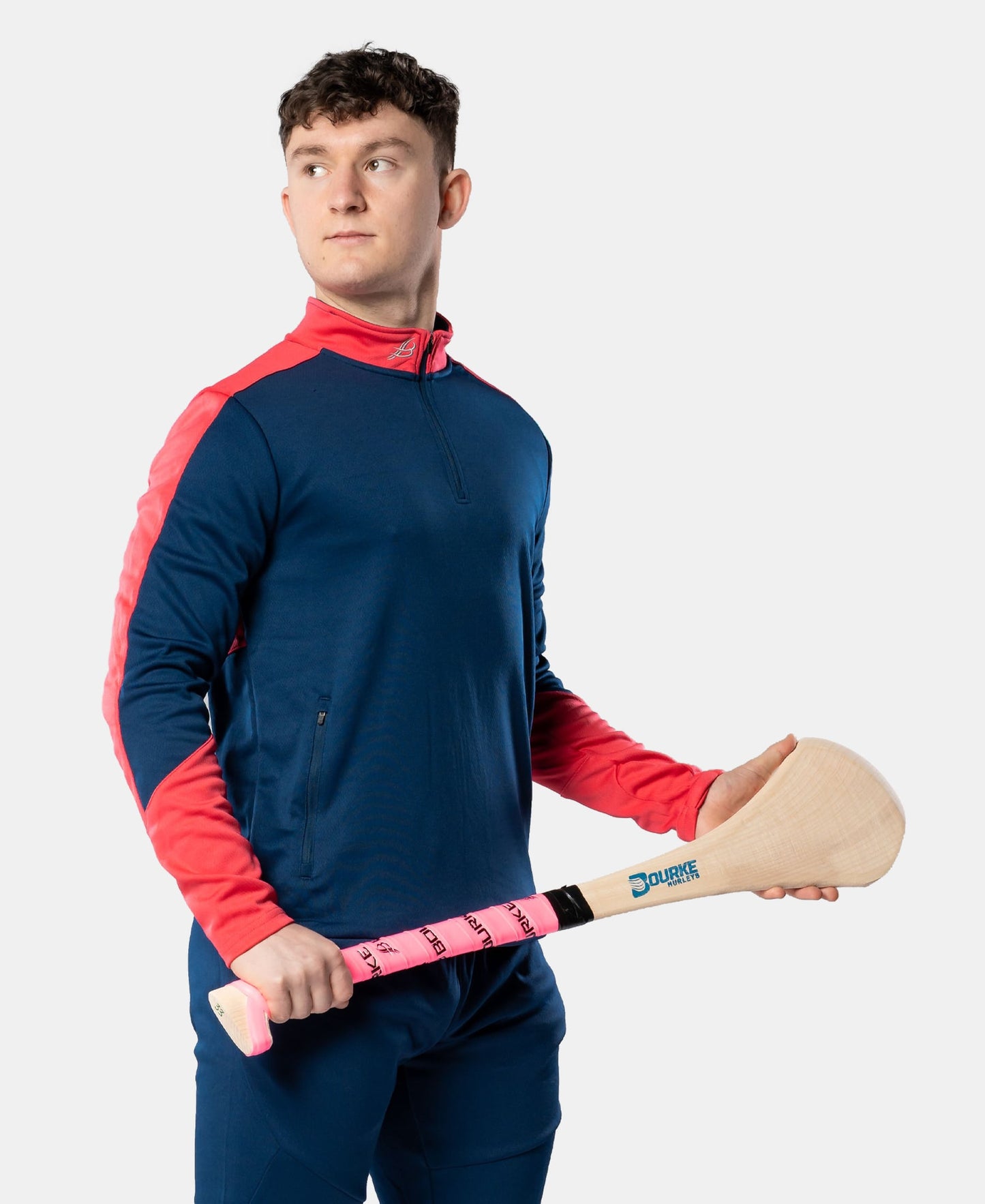 Croga Adult Half Zip (Navy/Pink)