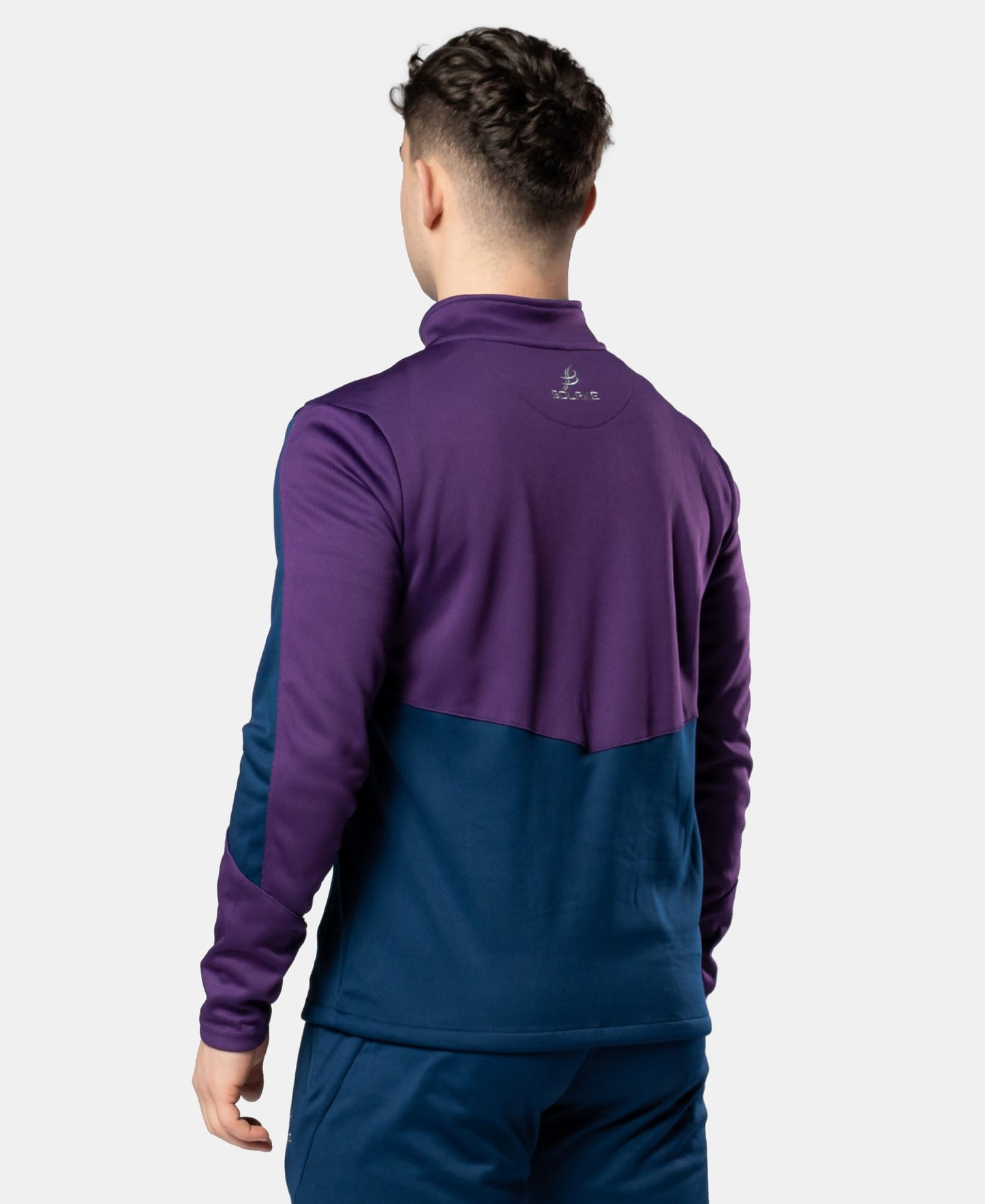 Croga Adult Half Zip (Navy/Purple)