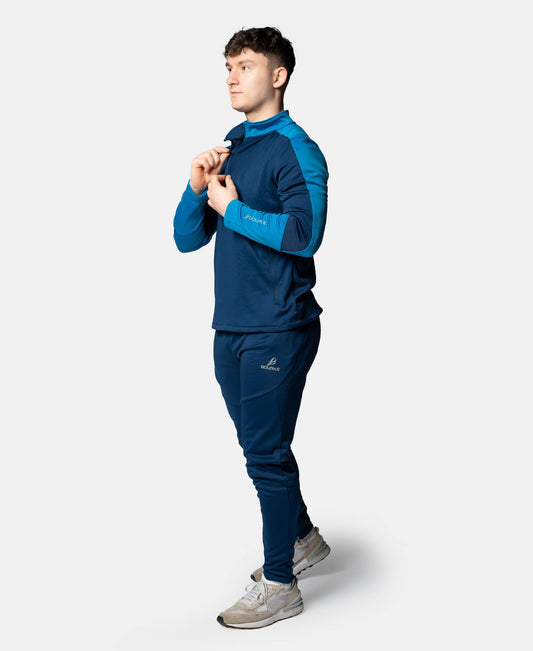 Croga Adult Half Zip (Navy/Sky)