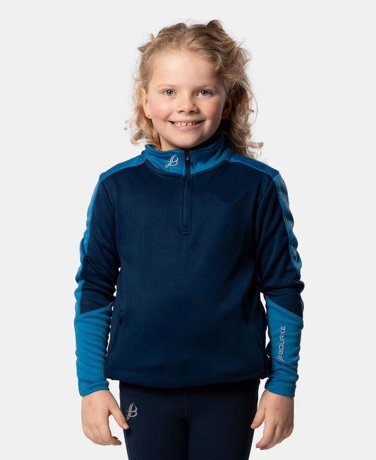 Croga Kids Half Zip (Navy/Sky)