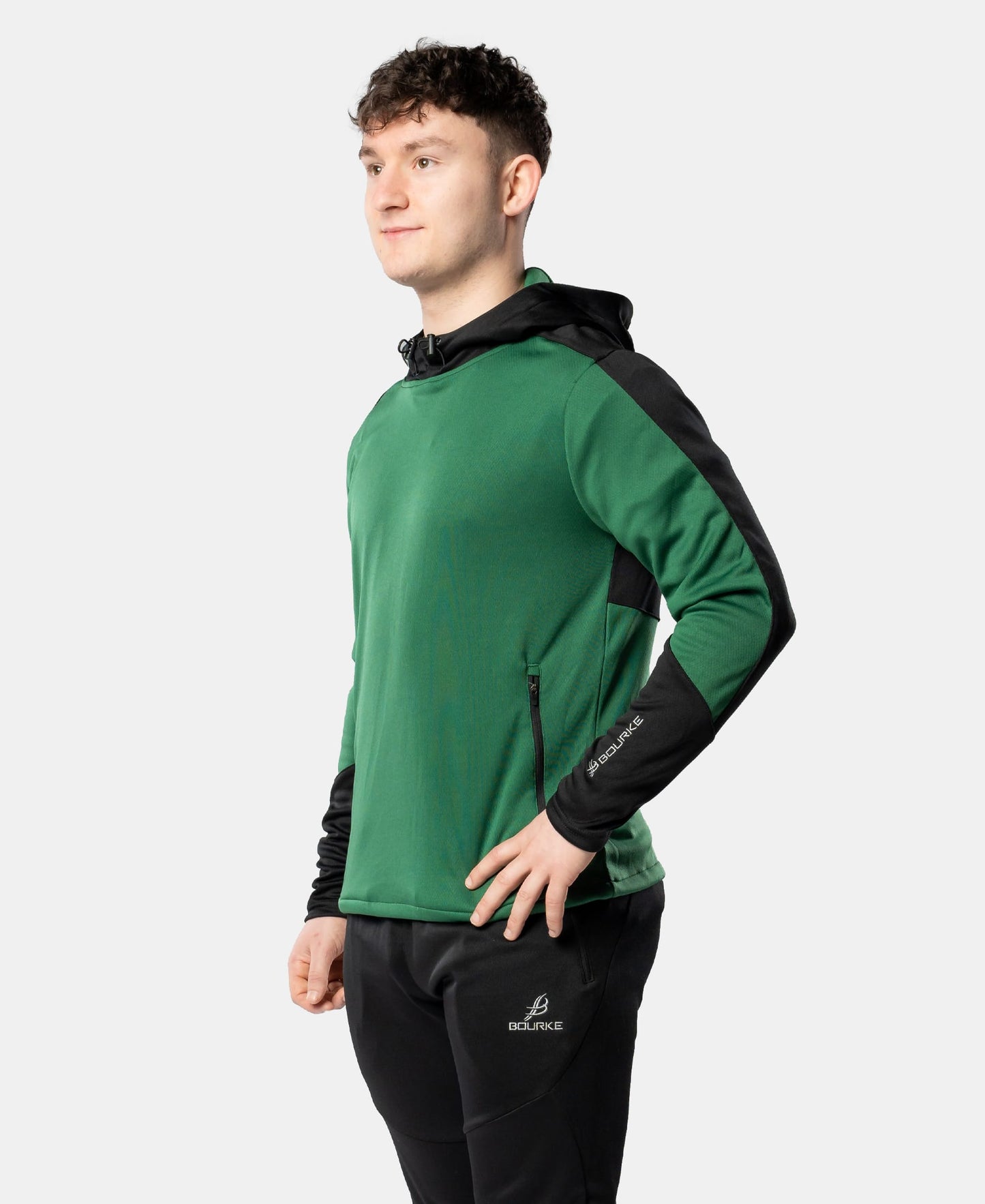 Croga Adult Hoody (Green/Black)