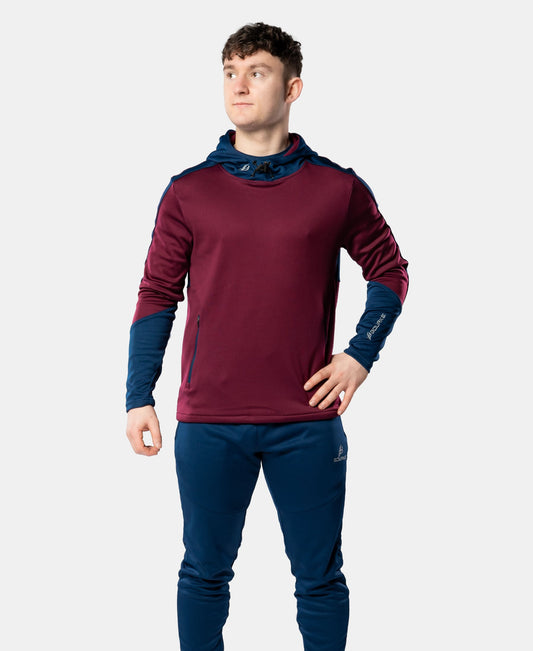 Croga Adult Hoody (Maroon/Navy)