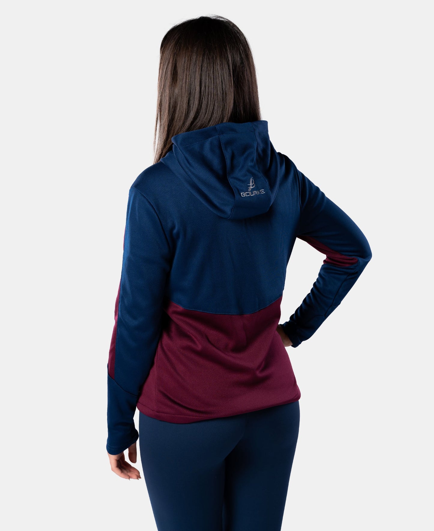 Croga Adult Hoody (Maroon/Navy)