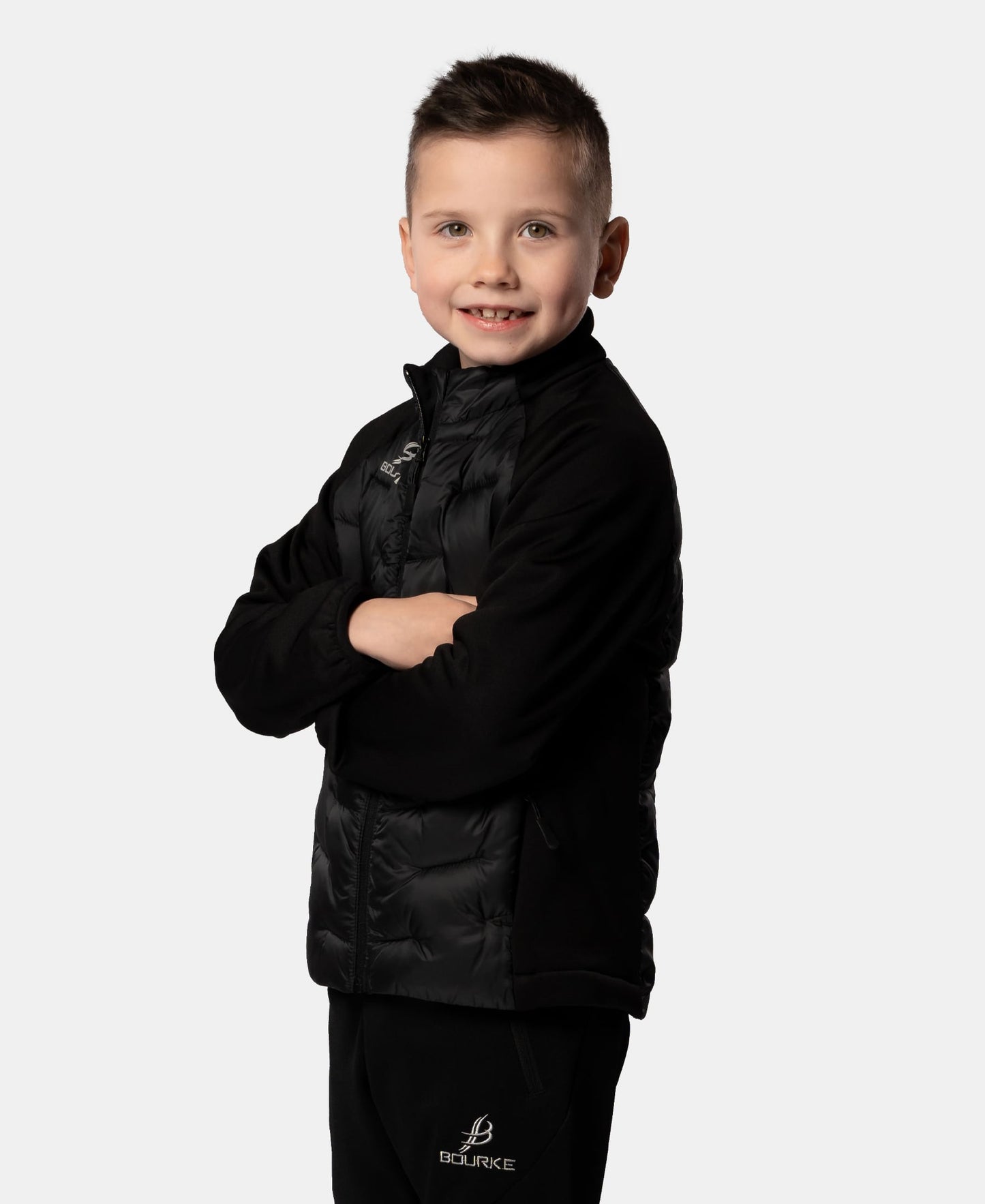 Croga Kids Hybrid Jacket (Black)