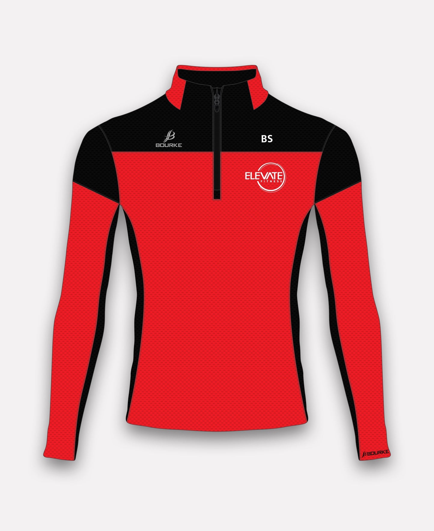 Elevate Fitness TACA Half Zip (Red/Black)