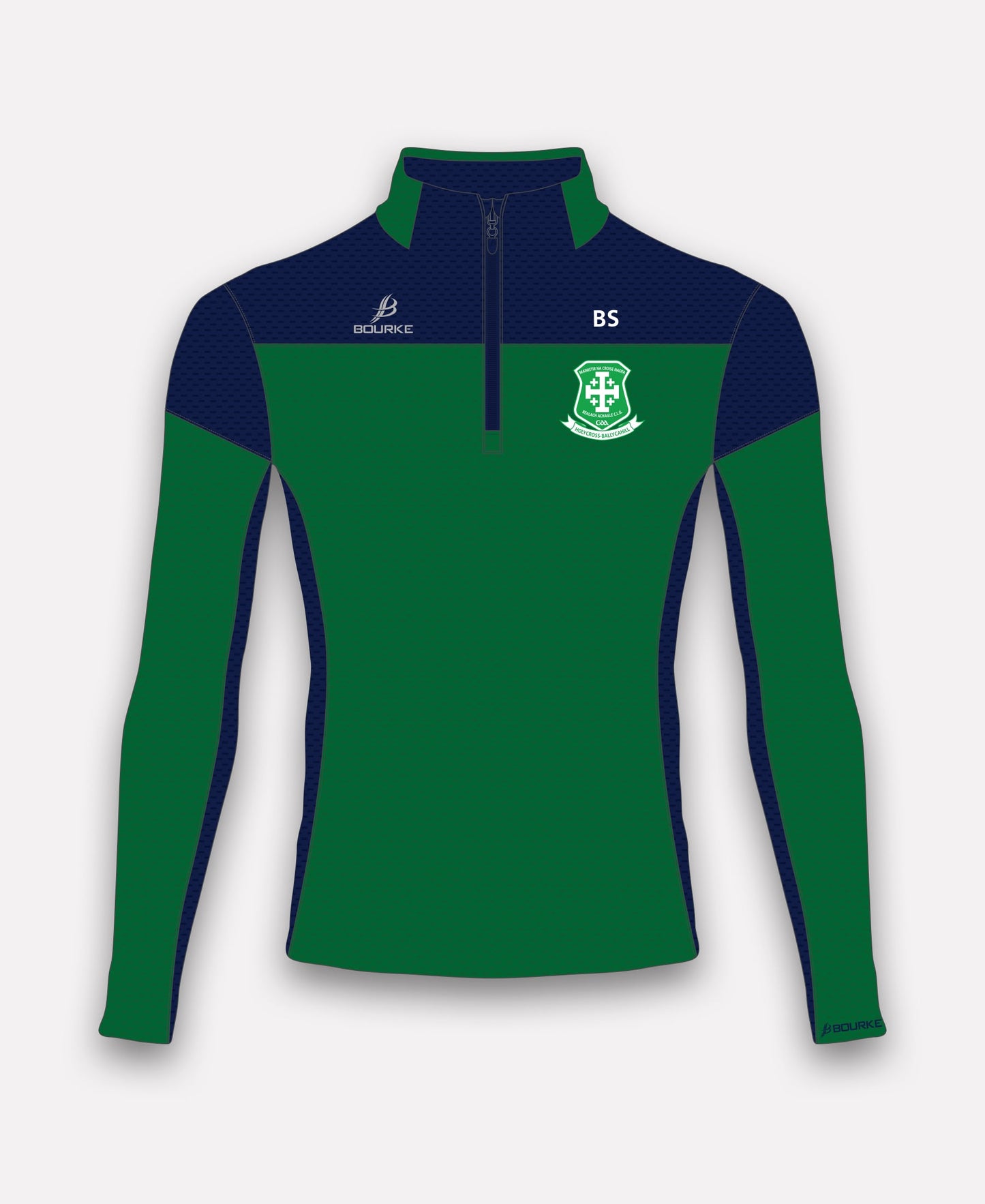 Holycross Ballycahill GAA Half Zip (Green/Navy)