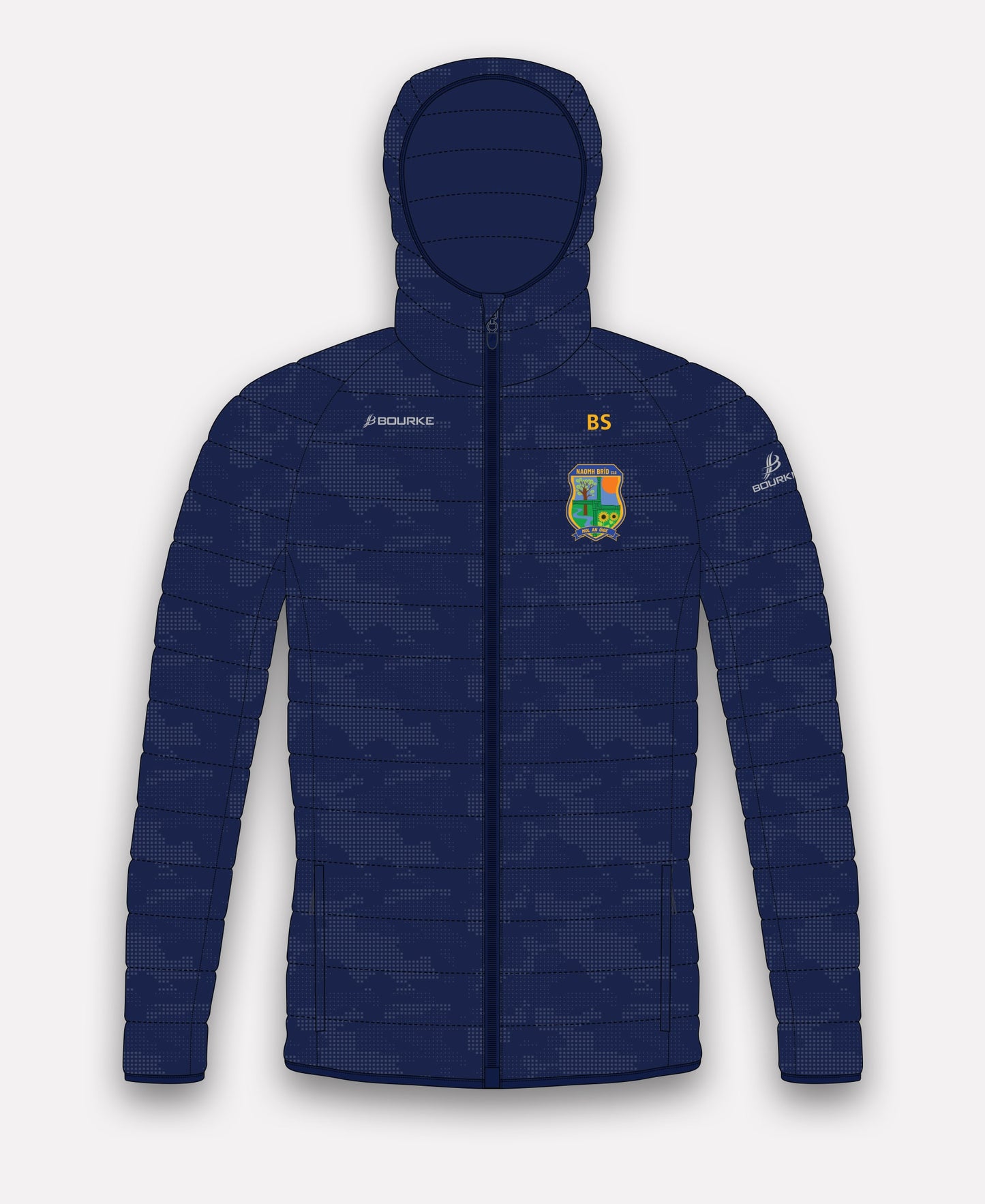 St Brigid's Belfast Reflective Camo Jacket (Navy)