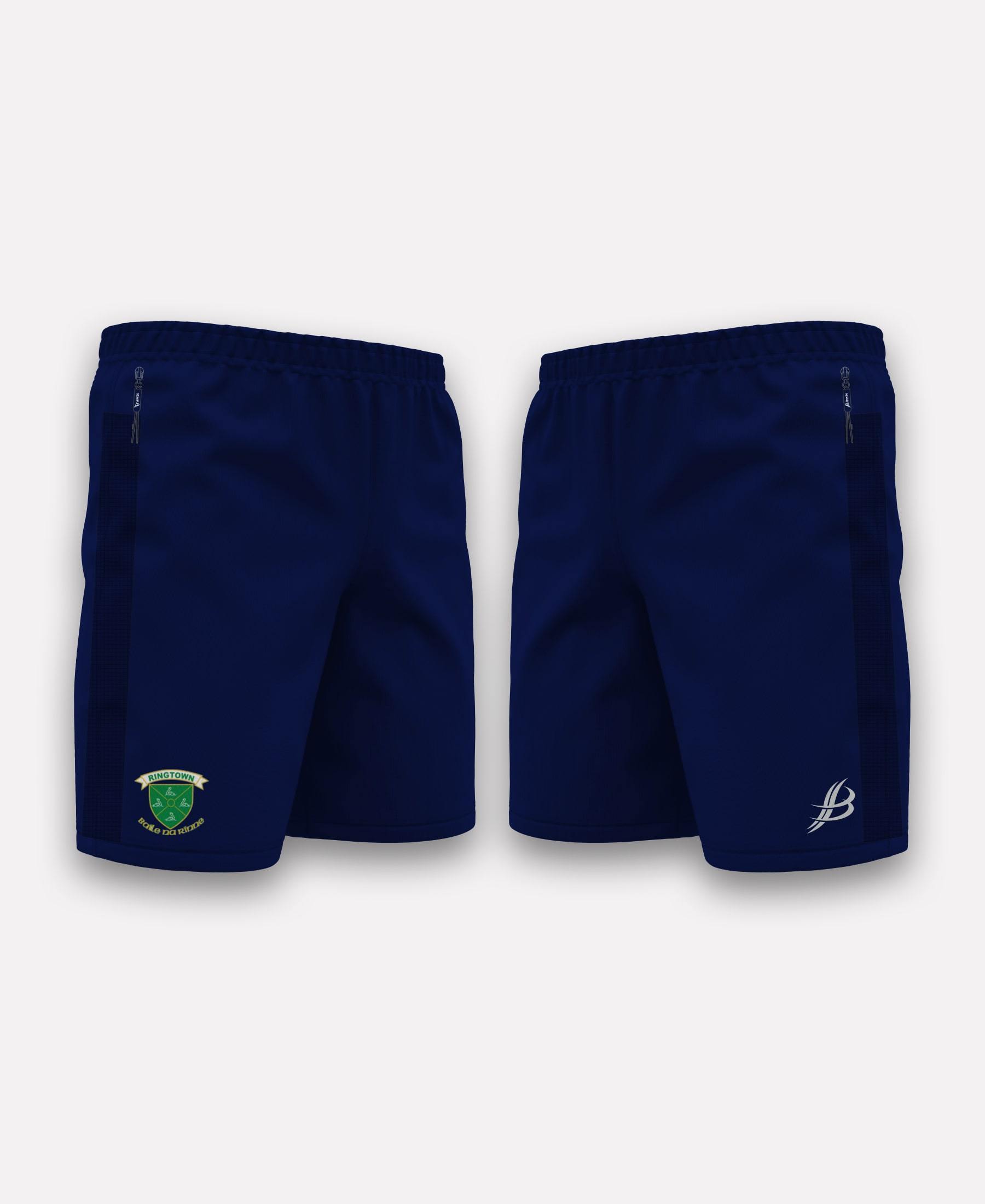 Ringtown Camogie Gym Shorts Navy (Adults) - Bourke Sports Limited