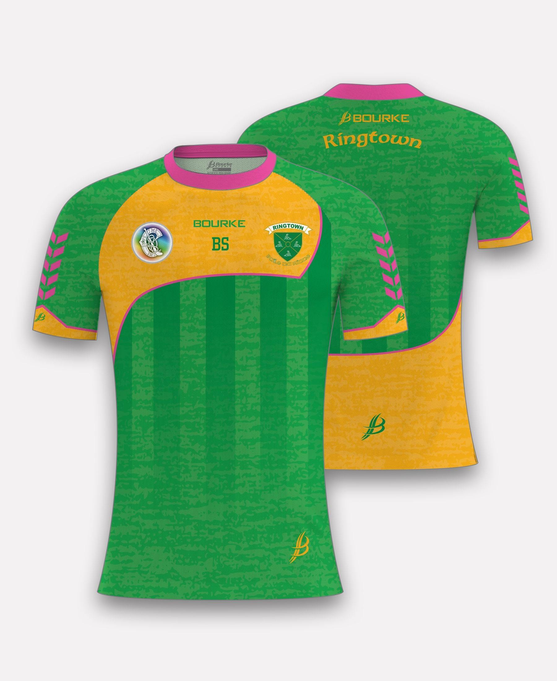 Ringtown Camogie Jersey Green - Bourke Sports Limited