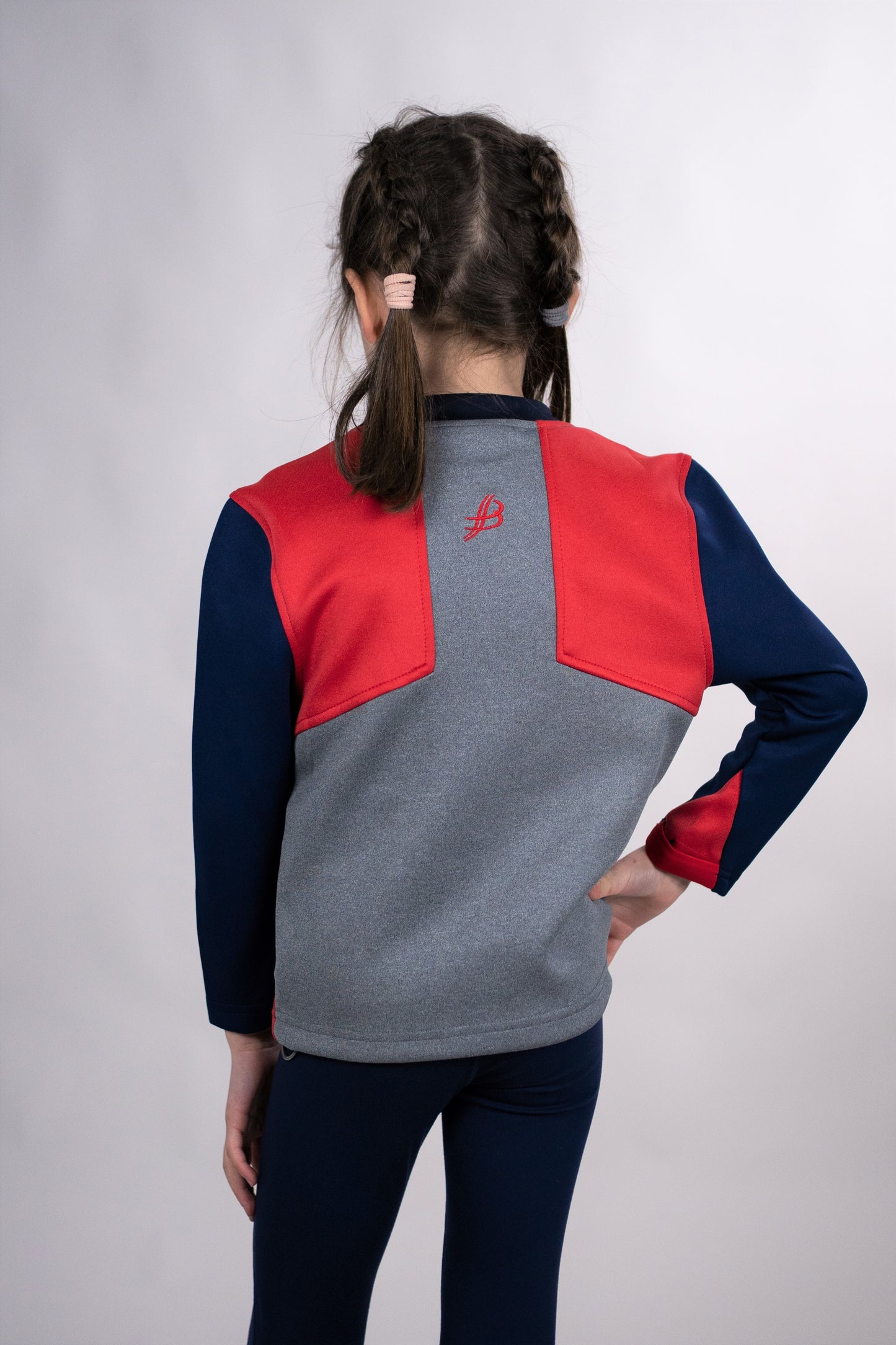 BUA20 Kids Crew Neck (Red & Navy)