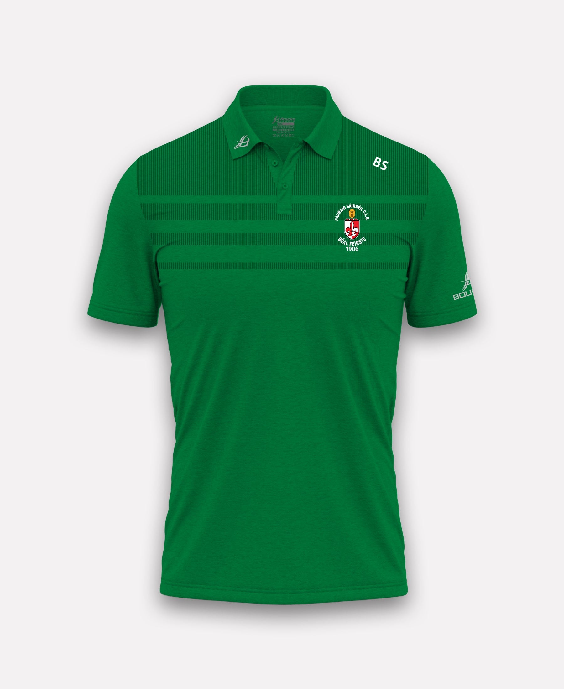 Sarsfields GAA Belfast TACA Polo Shirt (Green)