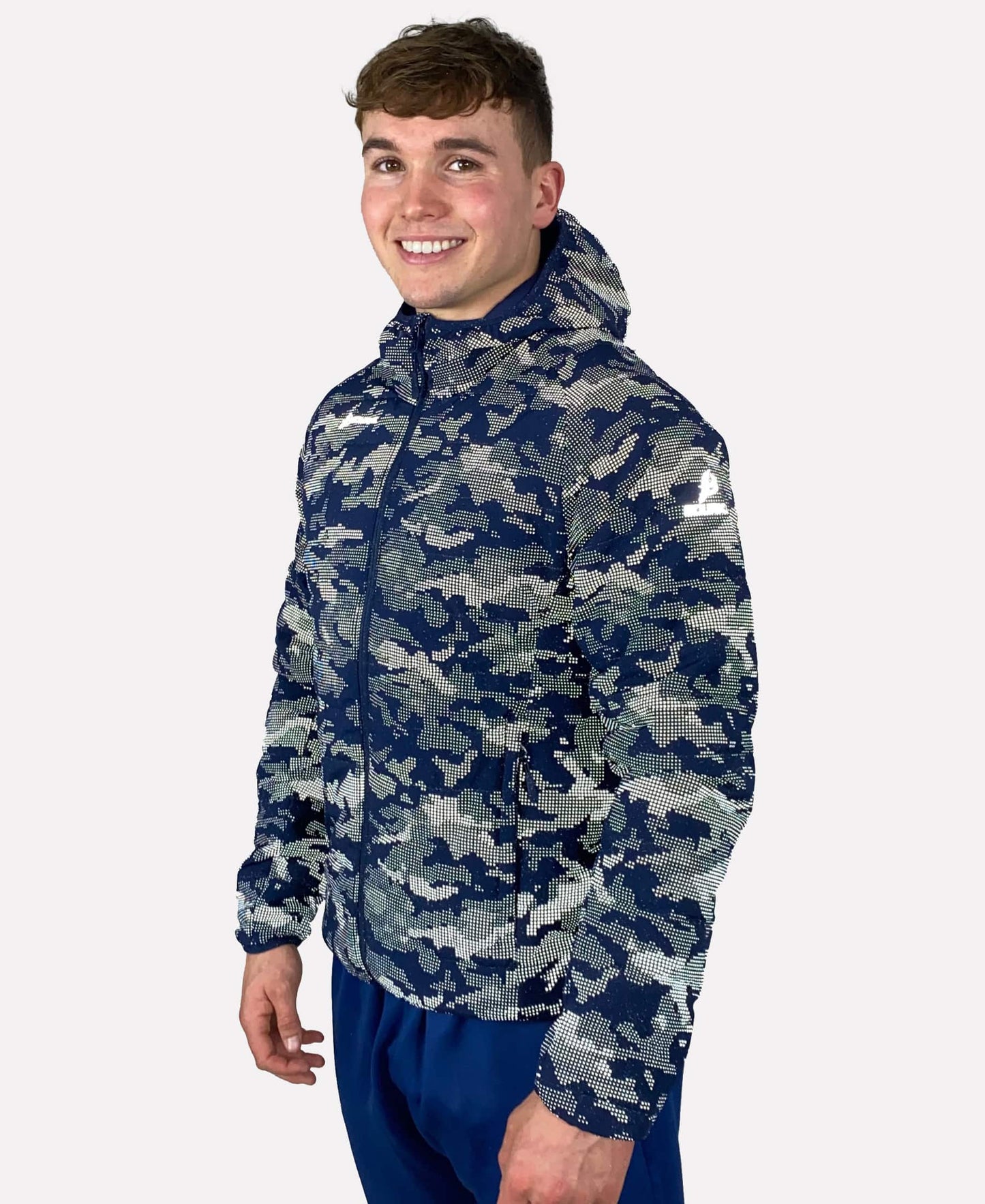 Reflective Camo Adult Jacket (Navy)