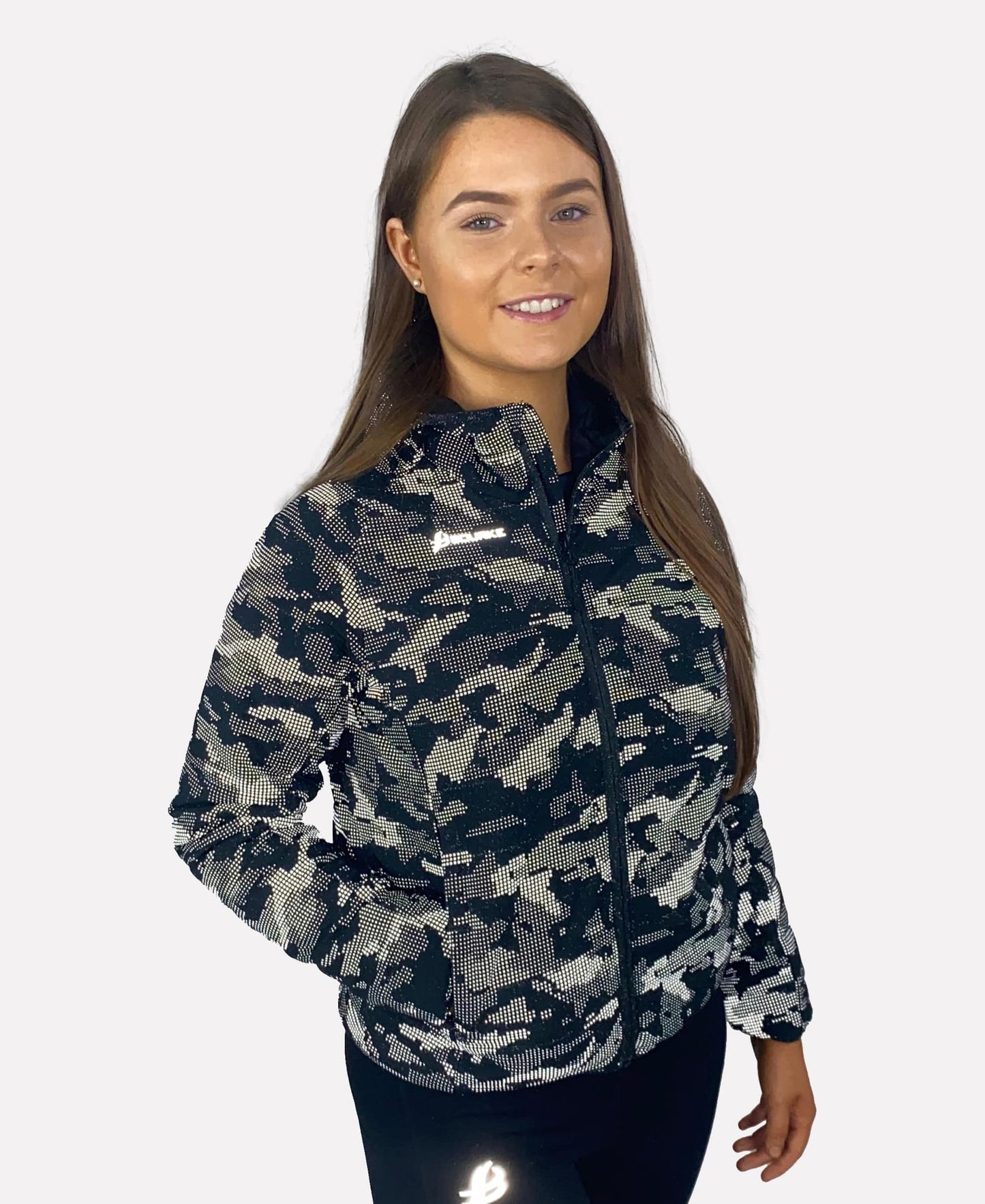 Bunscoil Phobal Feirste Reflective Camo Jacket (Navy)