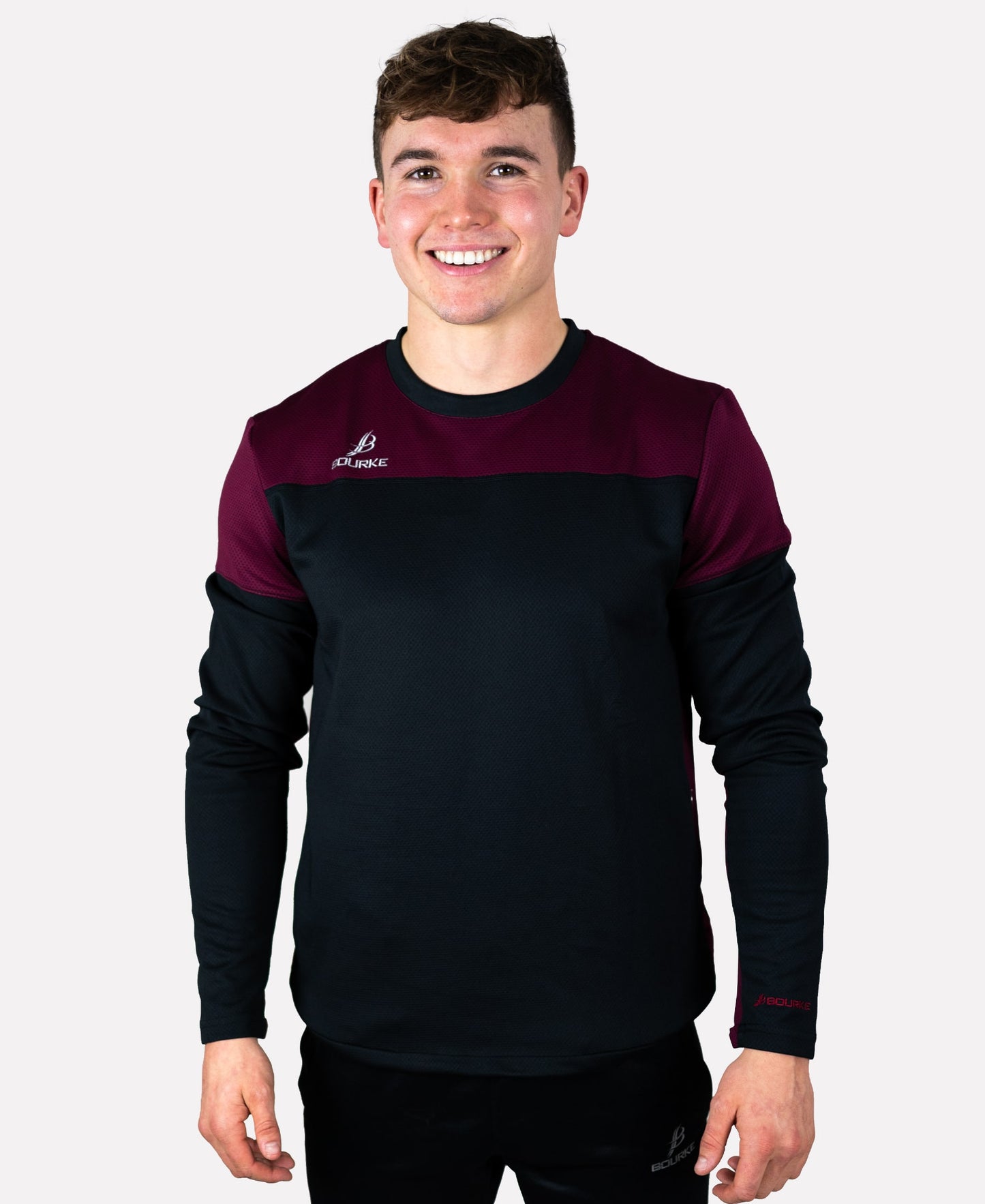 TACA Adult Crew Neck (Maroon/Black)