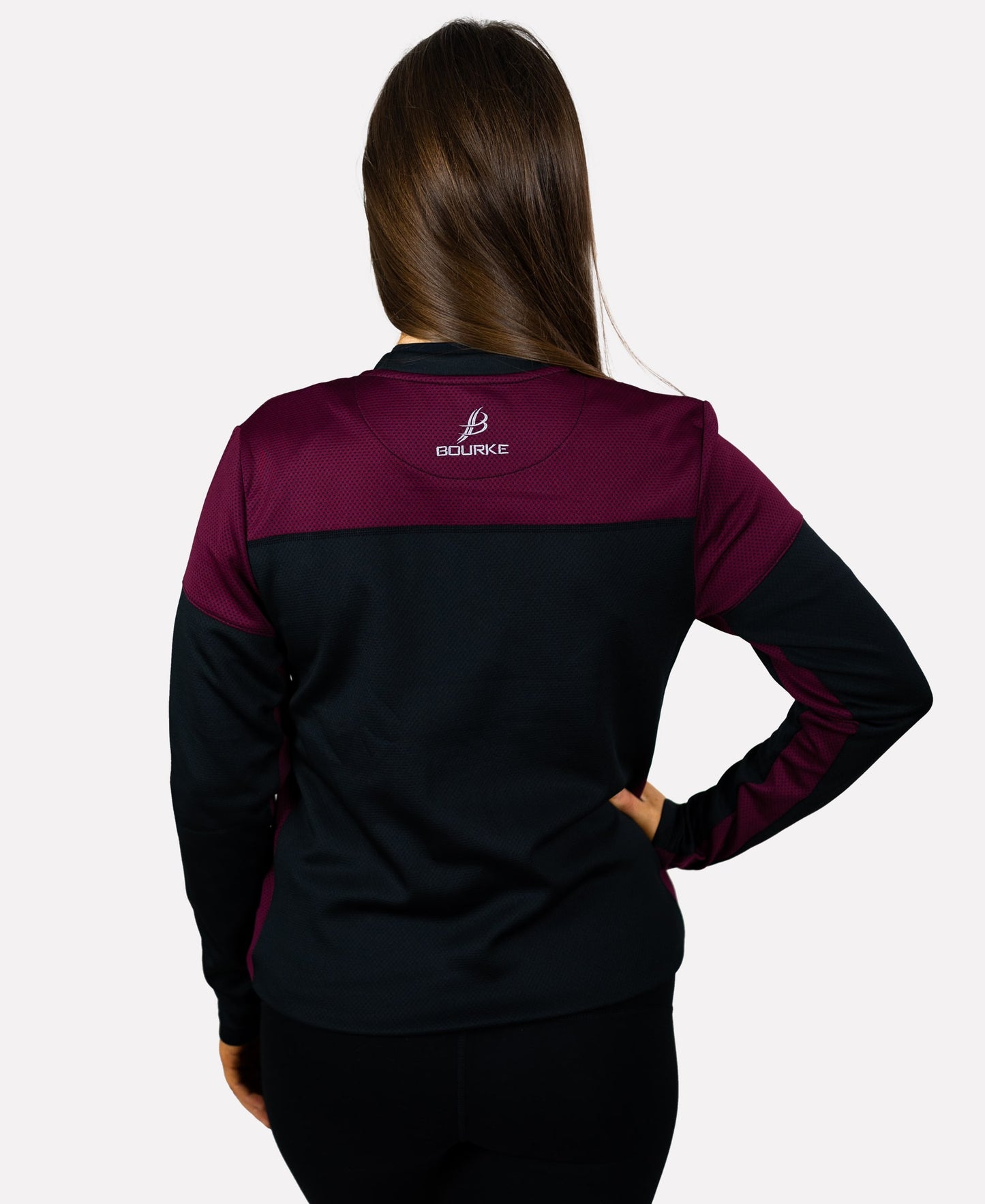 TACA Adult Crew Neck (Maroon/Black)