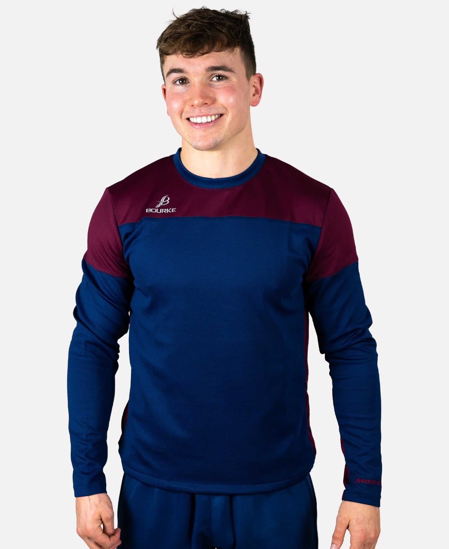 TACA Adult Crew Neck (Maroon/Navy)