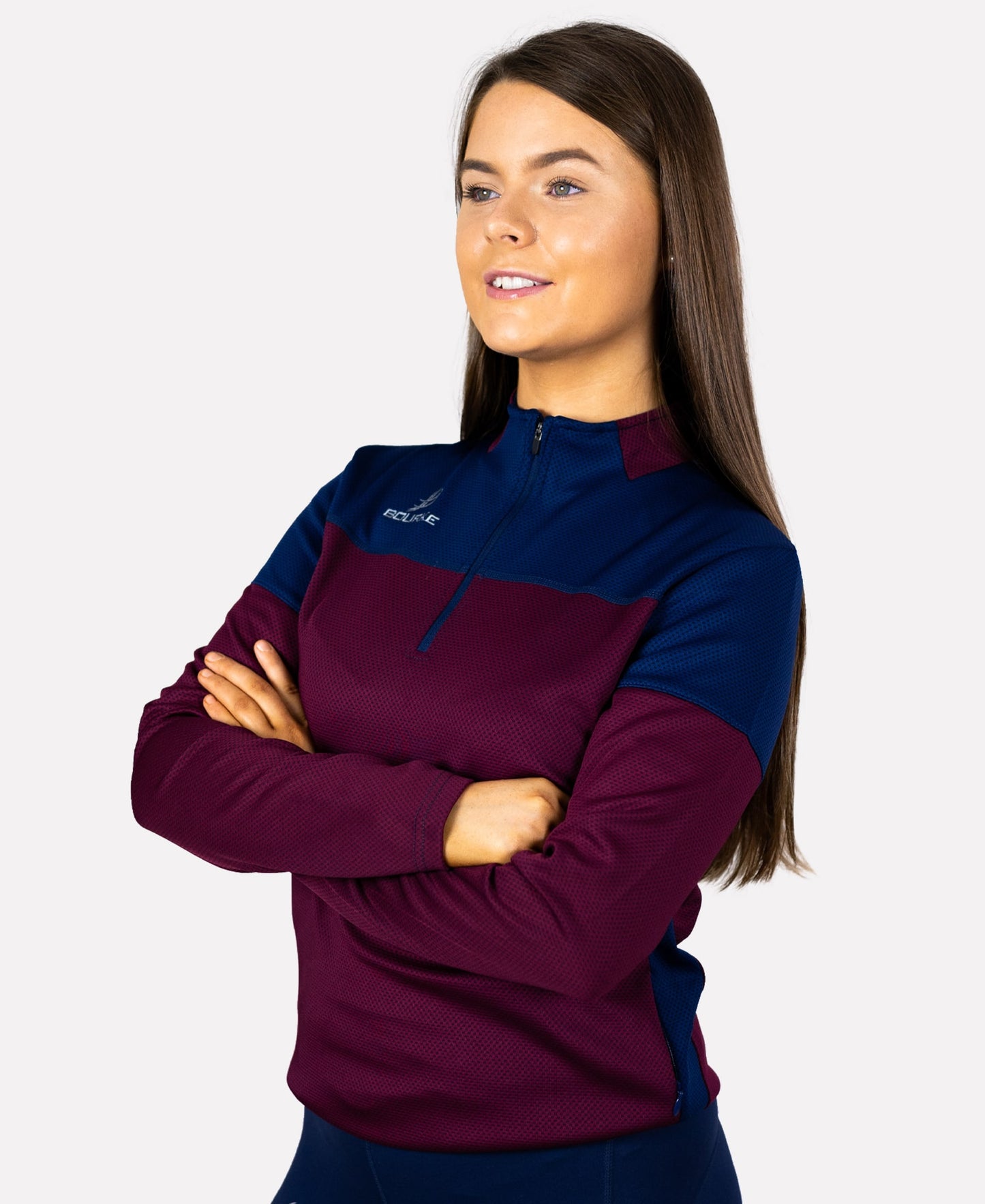 TACA Kids Half Zip (Maroon/Navy)