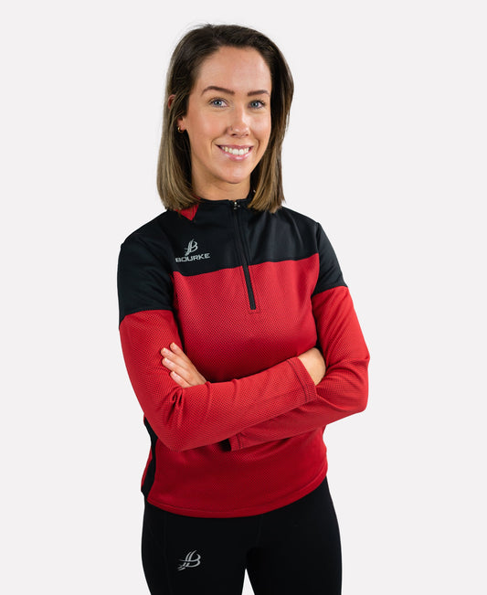 TACA Adult Half Zip (Red/Black)