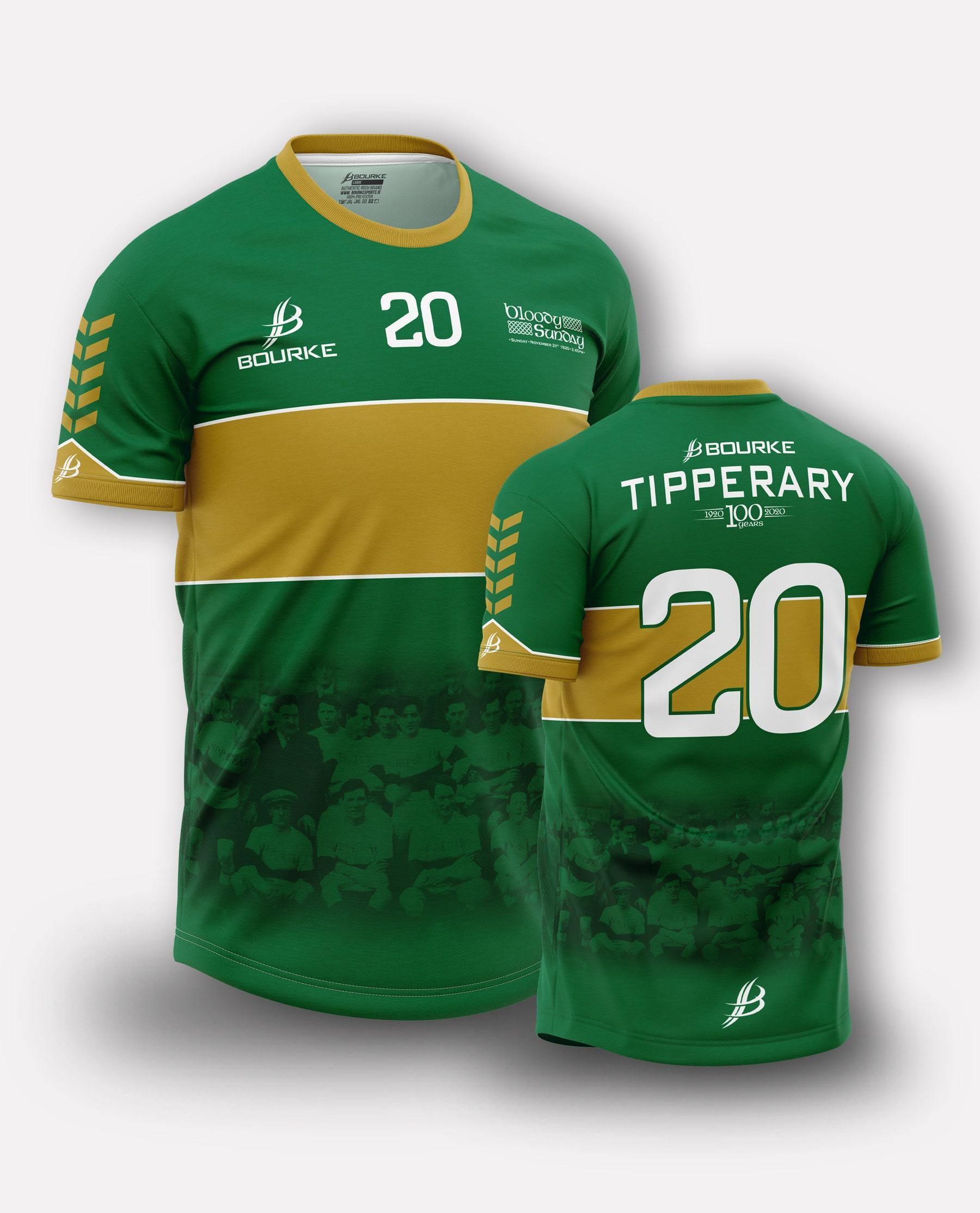 Tipperary 1920 Jersey (Green) - Bourke Sports Limited