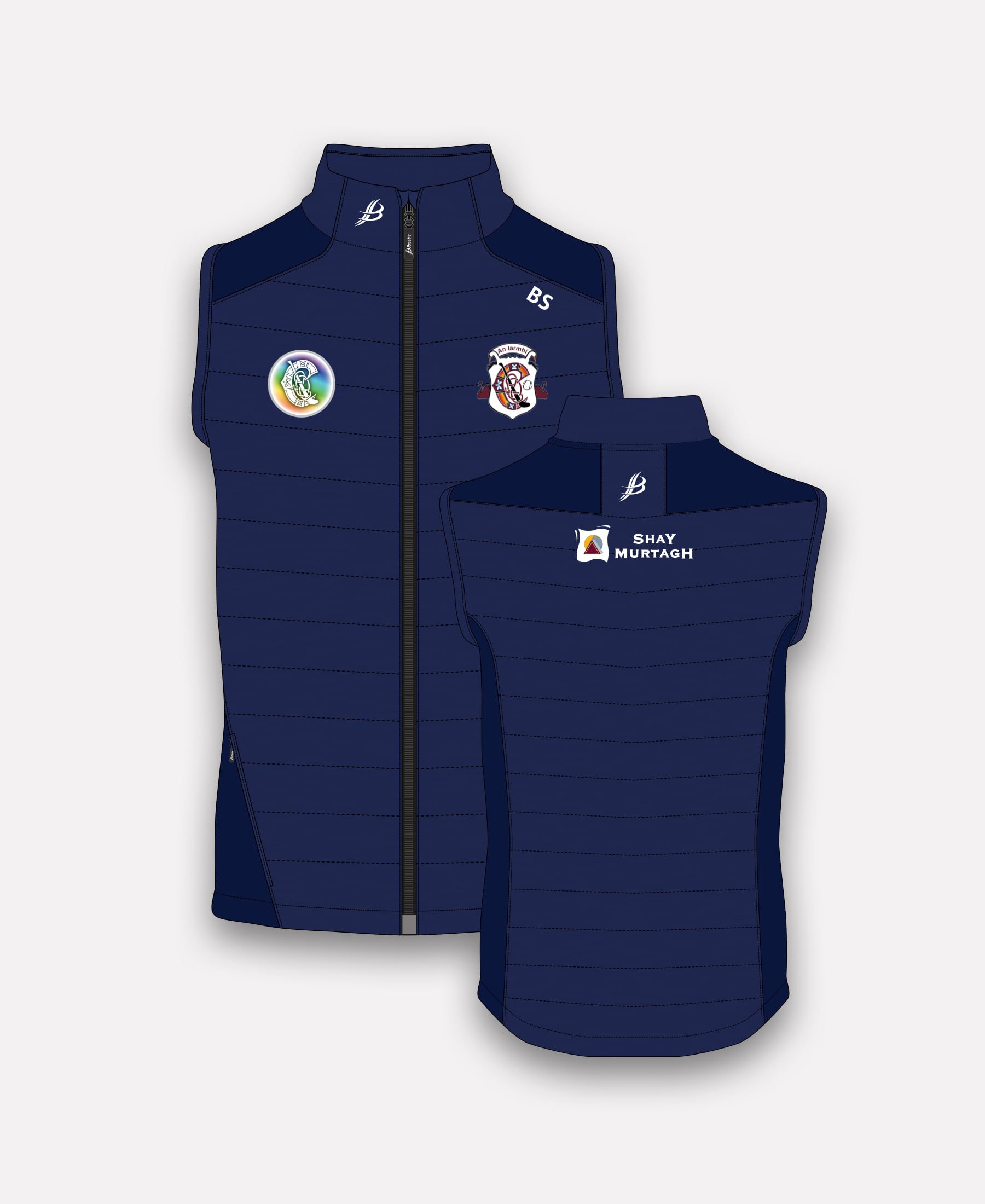 Westmeath Camogie Supporters Club BUA Gilet (Navy)