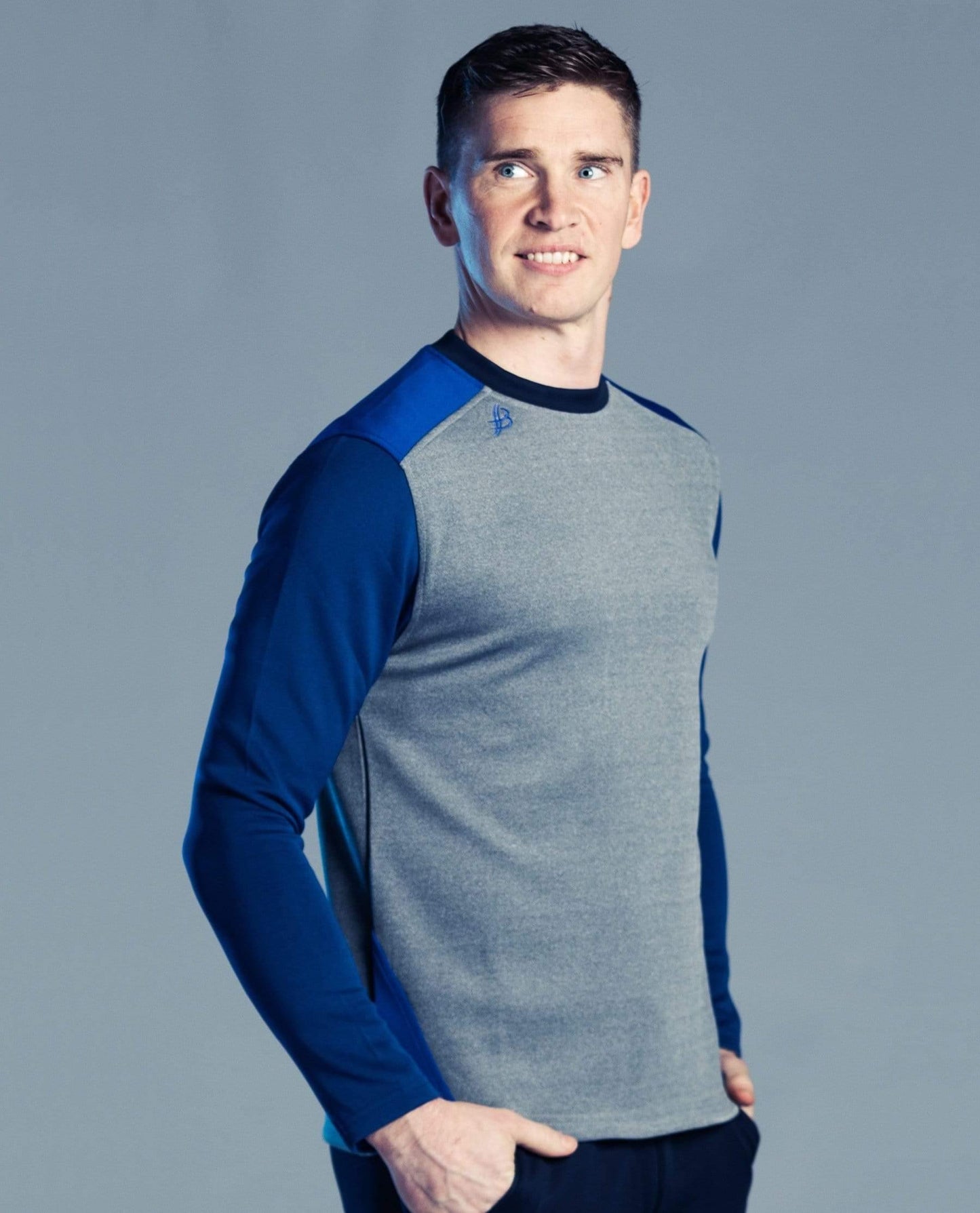 BUA20 Adult Crew Neck (Blue) - Bourke Sports Limited